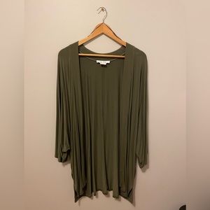 Tunic over-piece, Plus size, Dusty olive colour